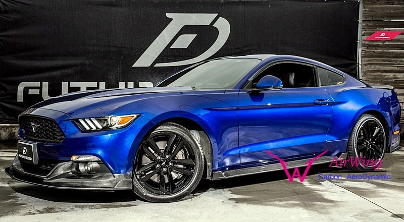 Mustang - HP style Carbon Front Lip Spoiler 04